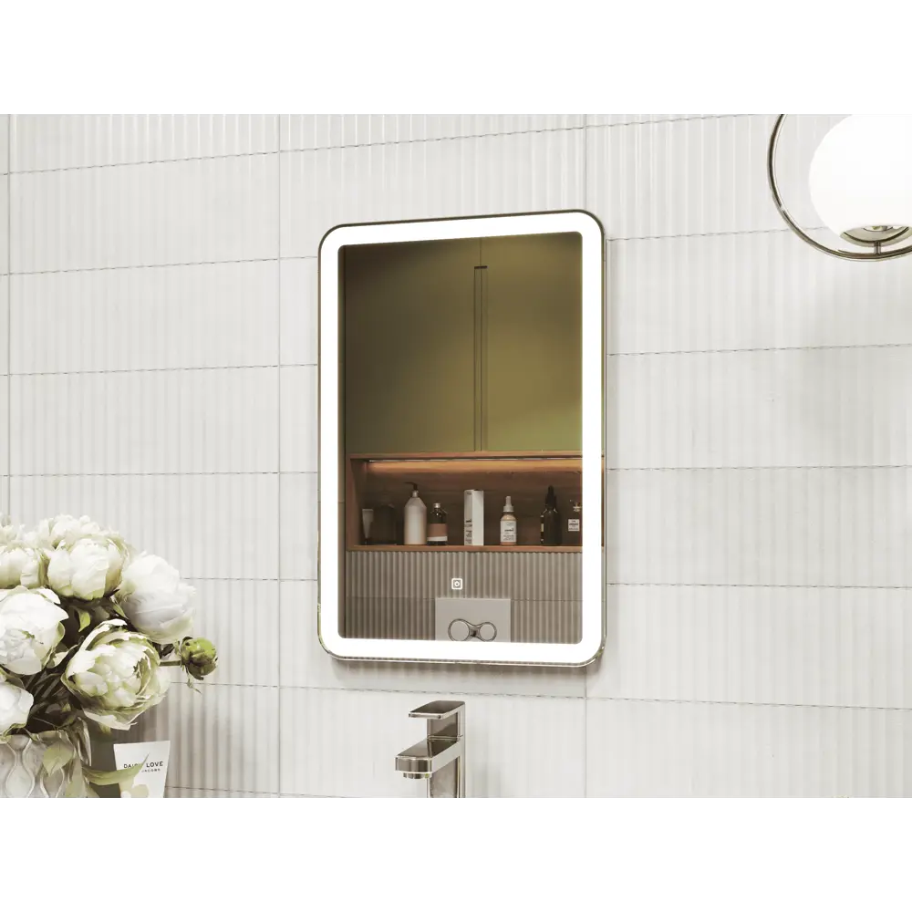 Зеркало Vigo Bora Classic LED с подсветкой для ванной 40 см 84005328 STLM-0046053 - Вид №3