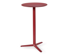 Высокий круглый металлический стол