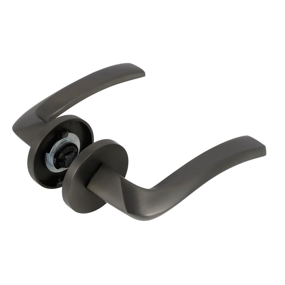 Дверные ручки Edson EDS-88H-R2 в цвете графит 85169310 STLM-0059363