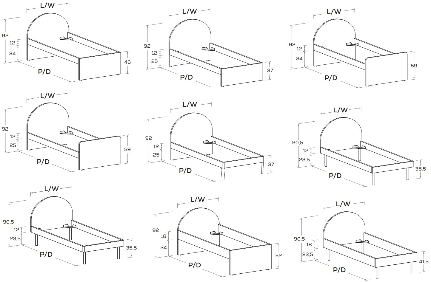 Nidi Односпальная кровать sun-id-1351811 - Вид №3