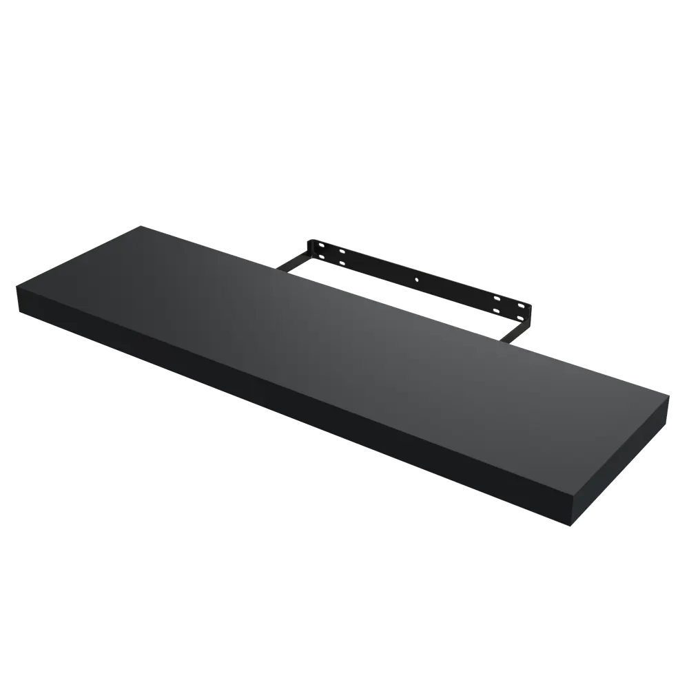 Полка настенная Spaceo Paris 80x23.5 см МДФ цвет чёрный 82877499 STLM-2166560  - Вид №3