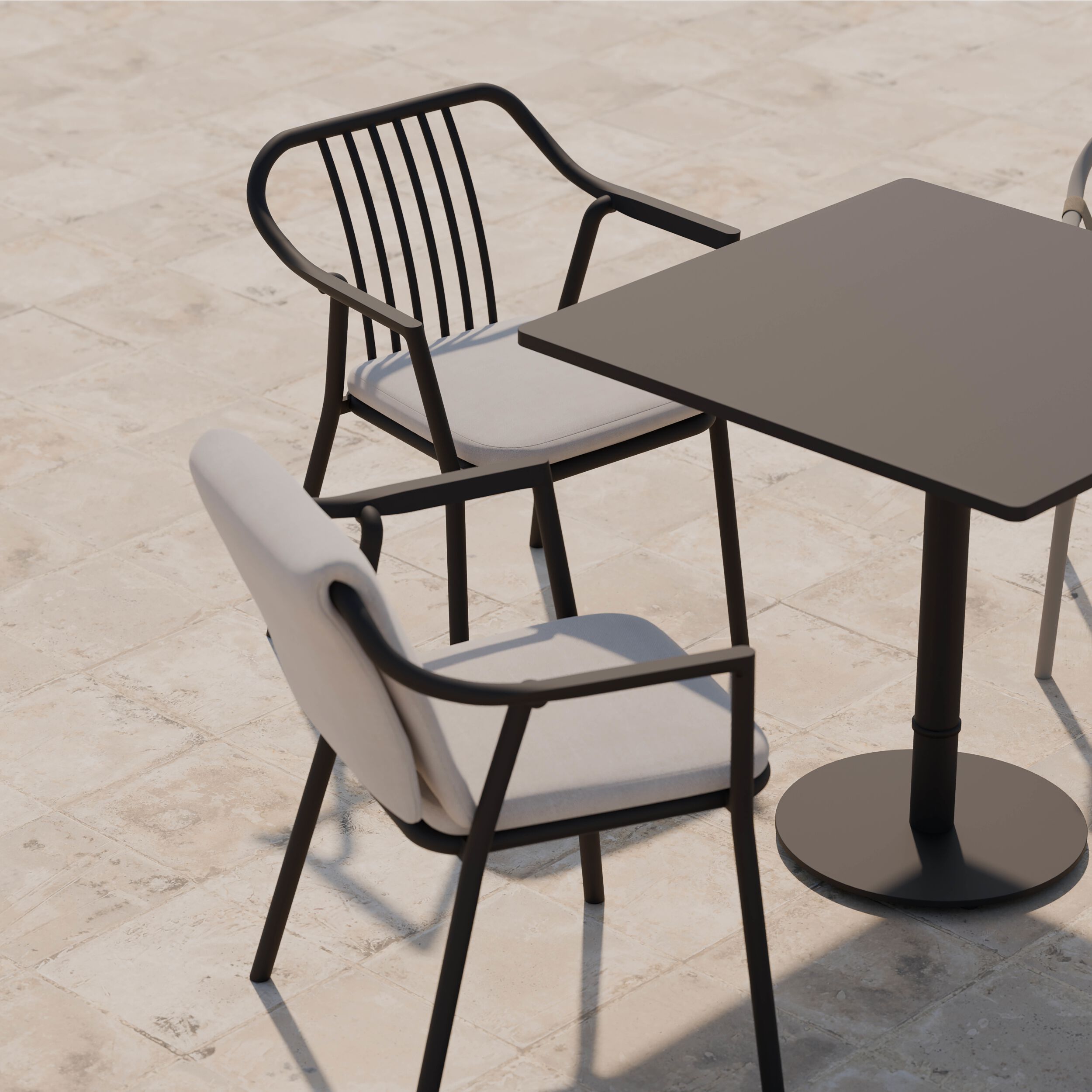 Алюминиевый садовый стул с подлокотниками YAAZ Monte ARCH-00033490 - Вид №4