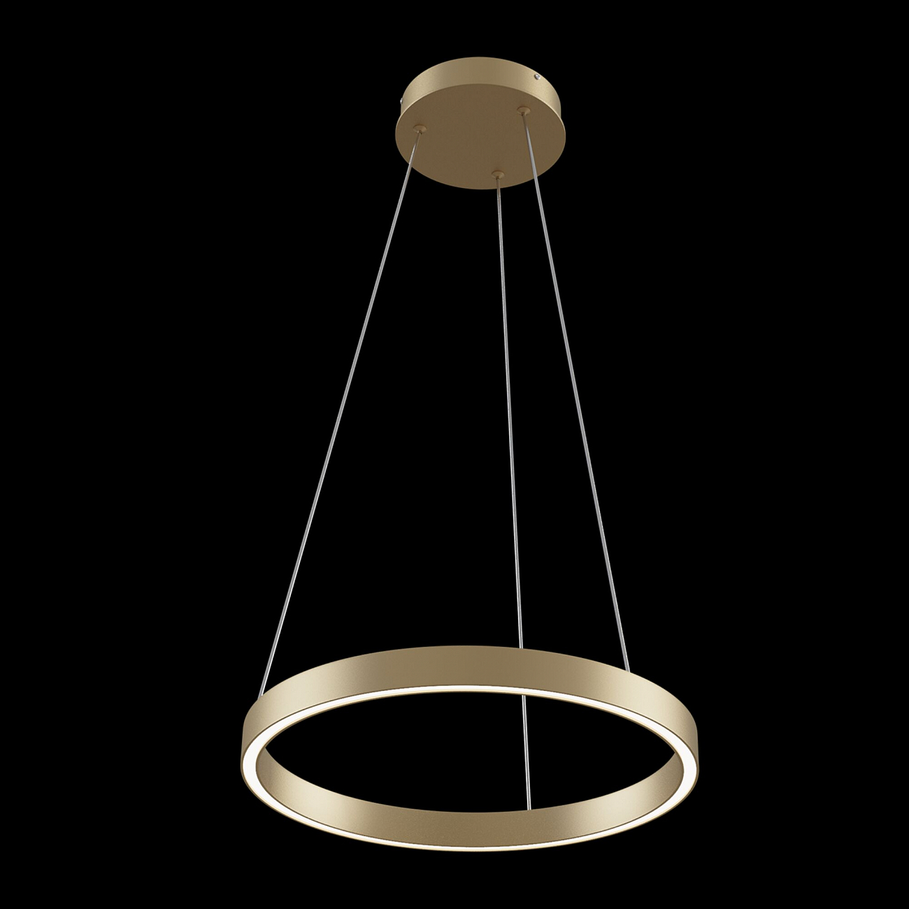 Светильник подвесной светодиодный с алюминиевым плафоном 40 см латунь Rim MOD058PL-L22BS4K TECHNICAL TECHNICAL 00-3957052 Латунь  - Вид №2