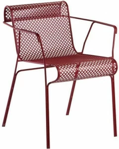 calma Садовый стул из стали с подлокотниками Trebol