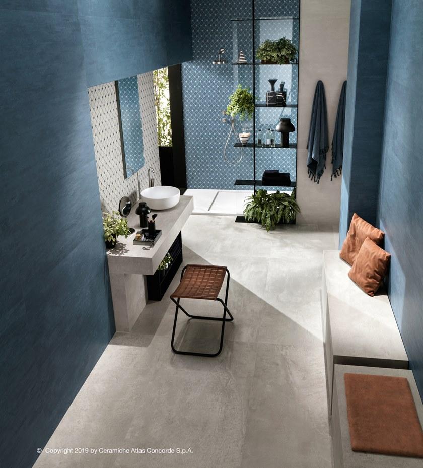 Atlas Concorde Белая плитка для стен с эффектом бетона Raw sun-id-1483334 - Вид №20