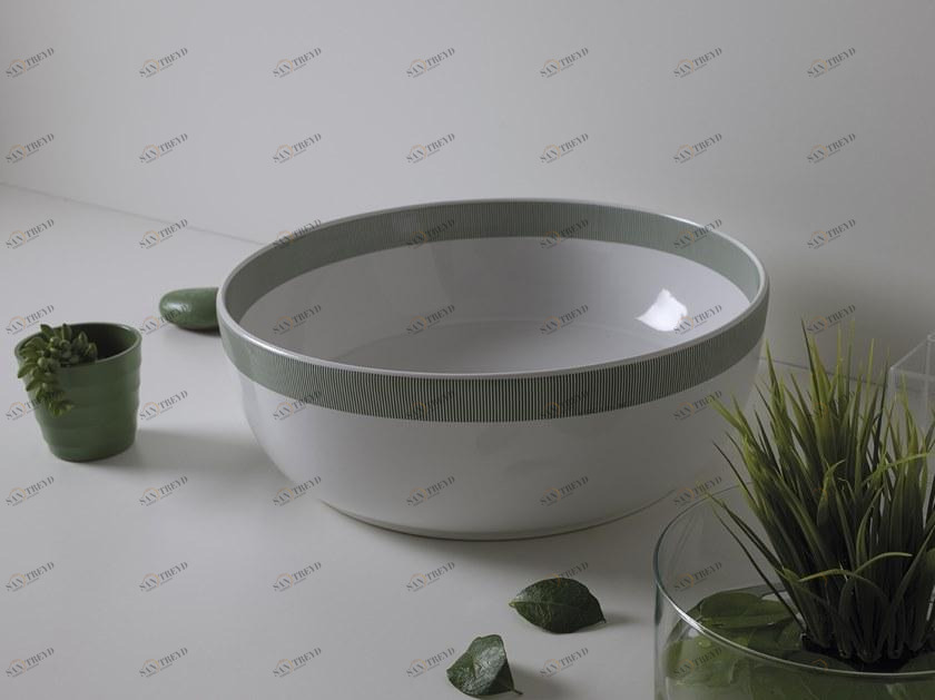 Накладная раковина на столешницу  овальная Scarabeo Ceramiche Decorlab sun-id-1379375