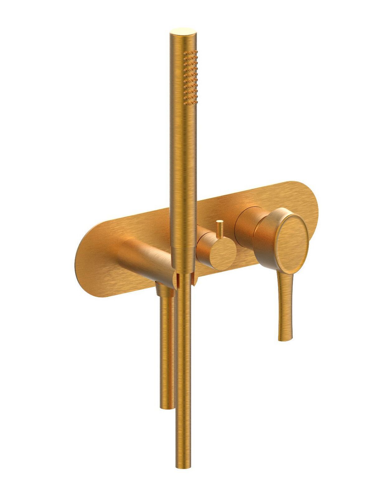 Встраиваемый смеситель для душа с 3 отверстиями и переключателем Rubinetterie Frattini отдельная эстетика ARCH-00147351 - Вид №1