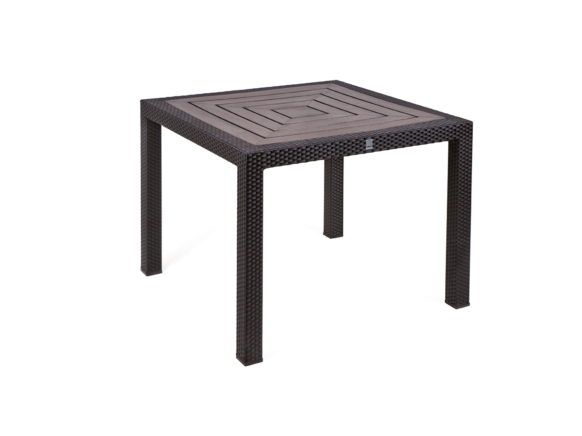 68.00.0196 Стол Bellini Mocca - столешница Resysta Siam - 90 x 90 Mbm 