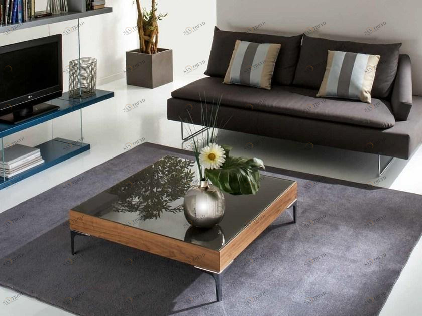 IDEAS Group Журнальный столик из дерева и стекла sun-id-1497389