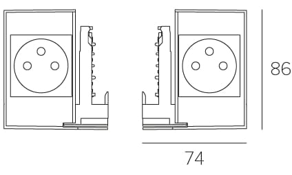Электрическая розетка для гусеничной системы Letroh NODO FURNITURE ARCH-00137549 - Вид №22