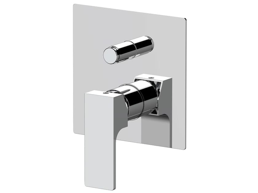 Встраиваемый однорычажный смеситель для ванны с переключателем Rubinetterie Mariani Rebel ARCH-00061886