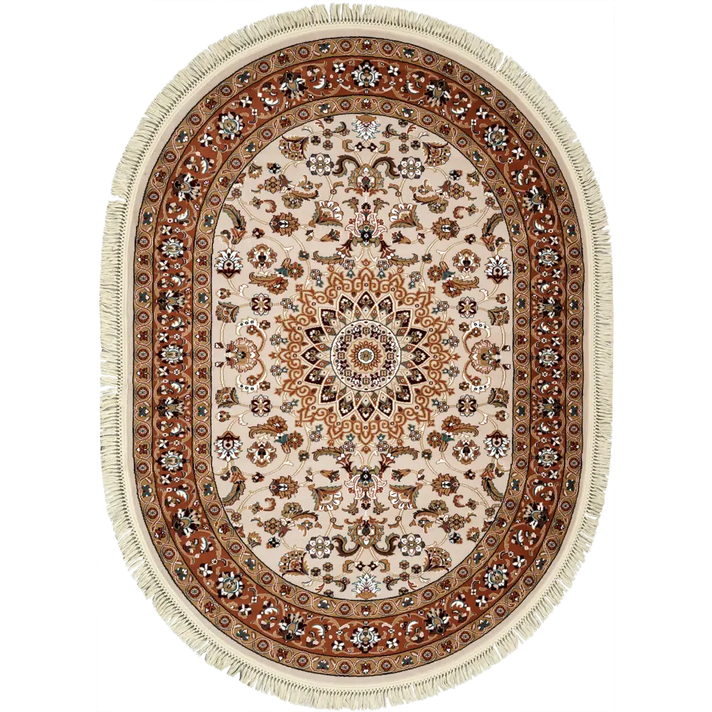 Ковер полипропилен Шахреза D210KT 160x220 см цвет кремовый MERINOS STLM-2028748 - Вид №1