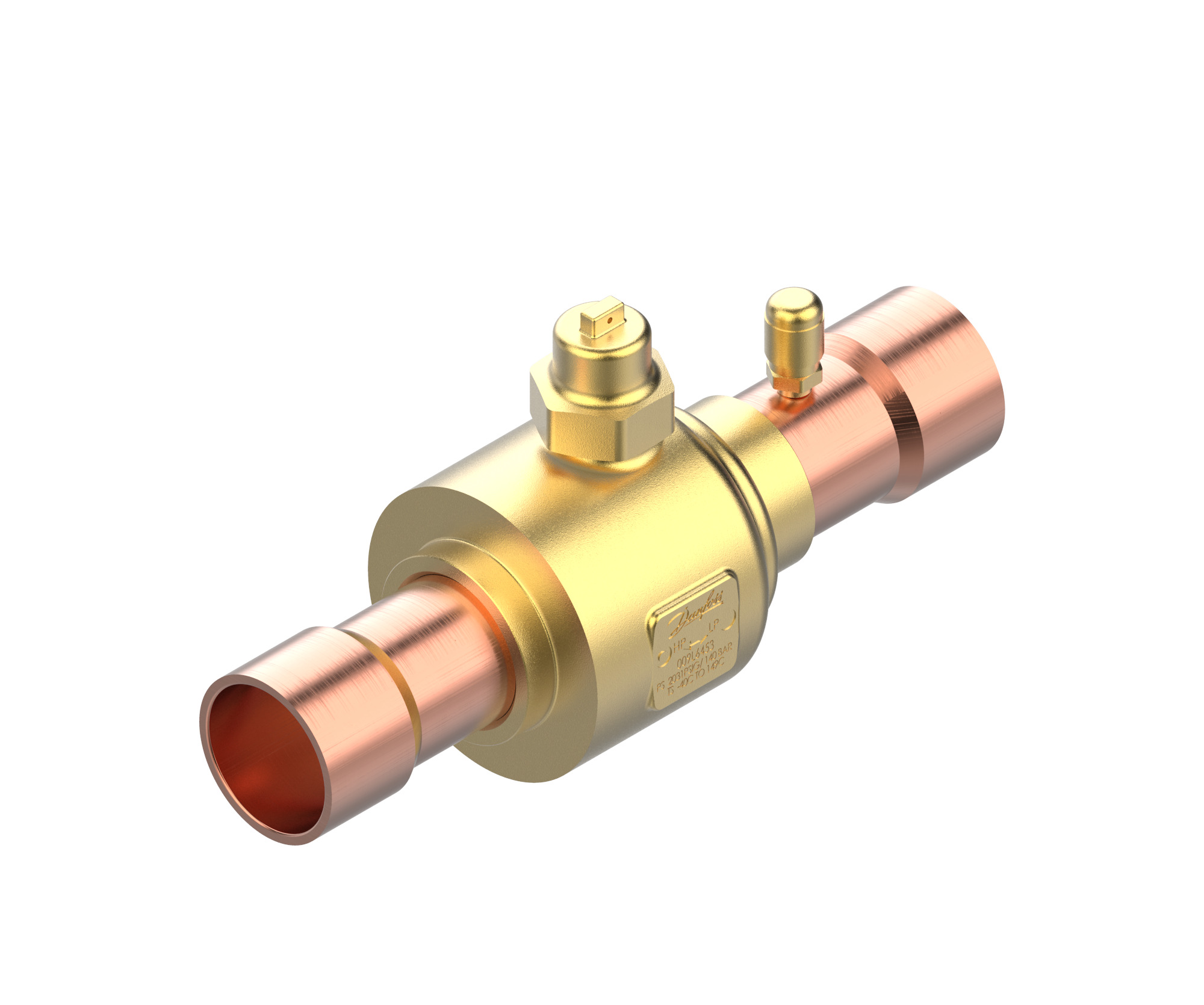 Danfoss GBCT — Запорные шаровые краны для CO2 140 бар GBCT 54s Кран шаровый 009L6456  - Вид №11