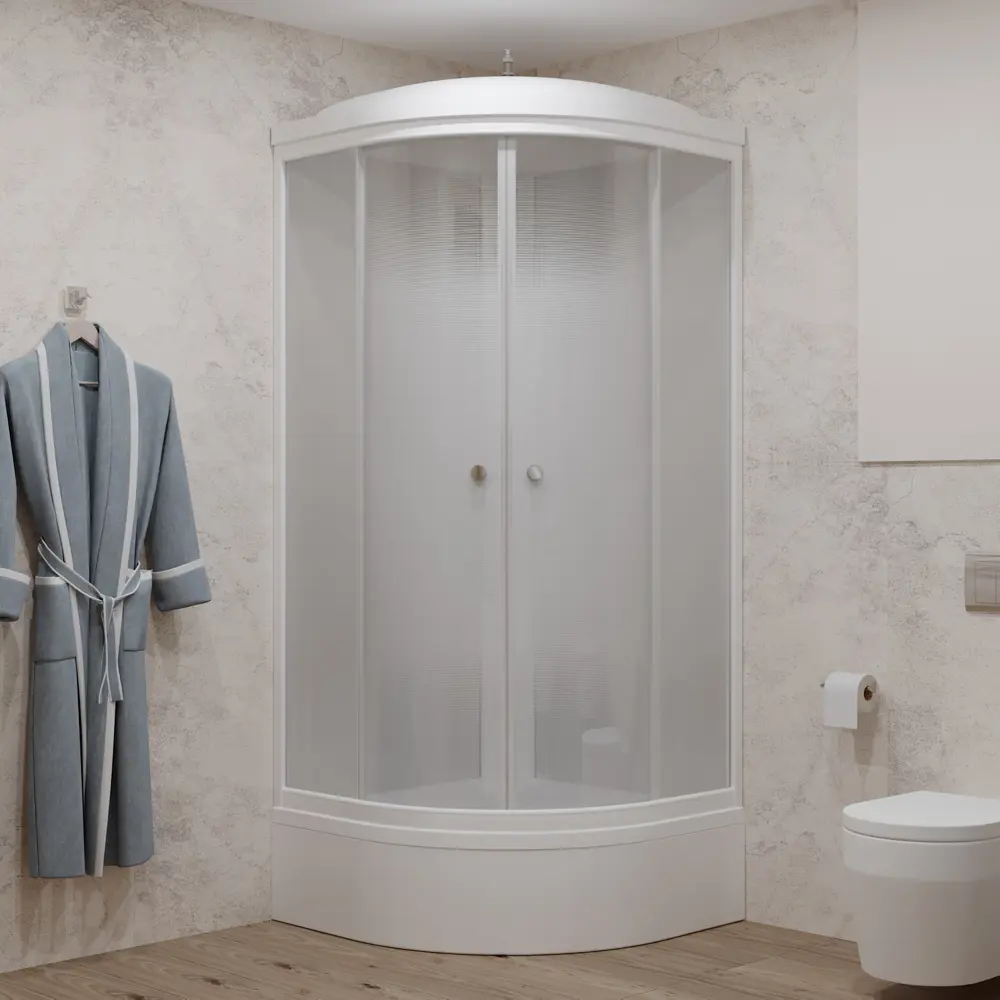 Santreyd Triton Лайт — угловая душевая кабина с раздвижными дверями 89373154 STLM-1355599 - Вид №4