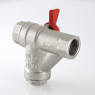 VT.294.N.04 Кран шаровой со встроенным прямым фильтром Valtec 1/2"  - Вид №13