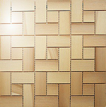 Мозаика и 3D панели из дерева Da Vinci Мозаика Ritmo Select 068 Ясень Селект (Гладкая) 324х324 мм 1301100068 - Вид №1