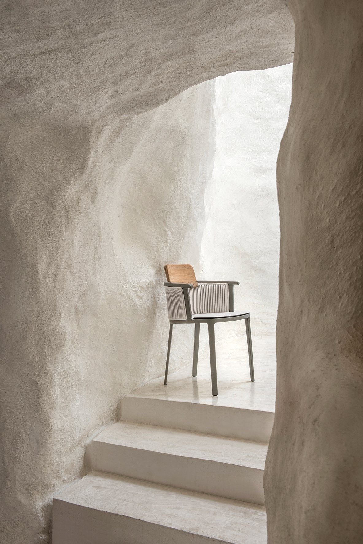 Алюминиевый штабелируемый садовый стул Ethimo Nicolette ARCH-00119635 - Вид №9