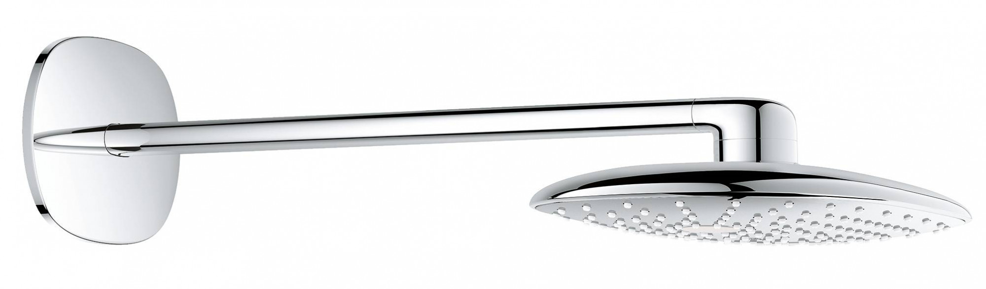Верхний душ GROHE Rainshower 360 MONO с душевым кронштейном, 360 x 220 мм, хром (26450000)