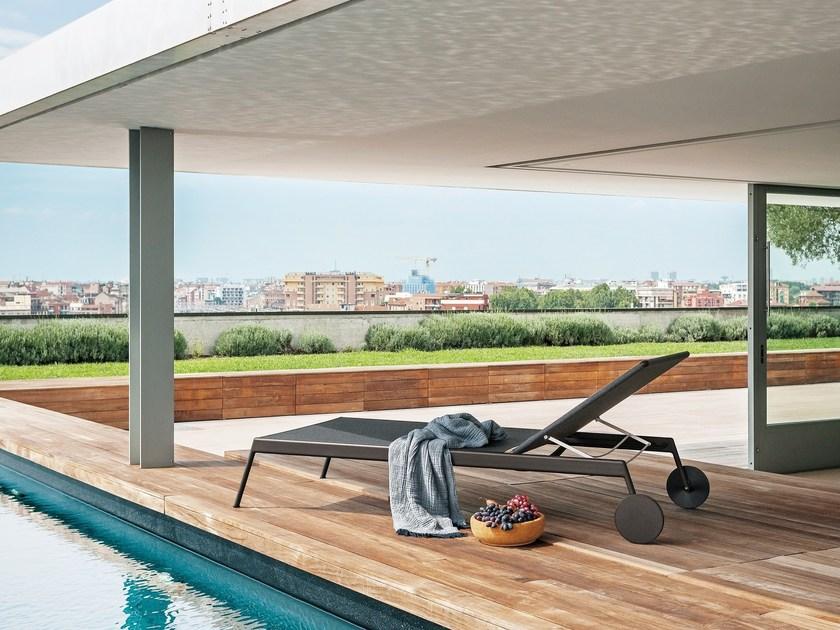 RODA Шезлонг для сада из алюминия и технической ткани Piper sun-id-1454030 - Вид №1