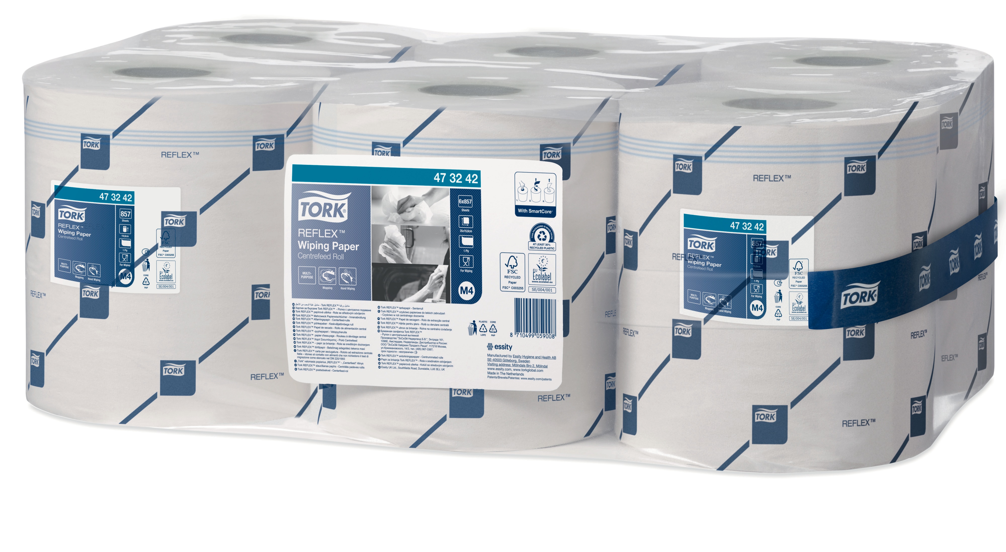 47324238 Салфетка Reflex™ для легких загрязнений Tork  - Вид №2