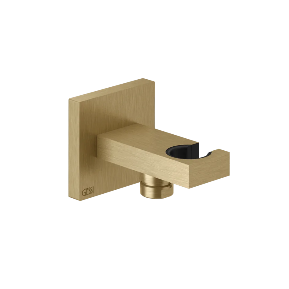 Крючок для ручного душа-выпуск воды 20161 726 Gessi Rettangolo k ТЕПЛАЯ БРОНЗА BR. PVD 20161726