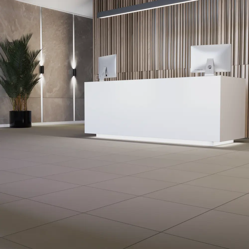 Керамогранит ECOGRES EM03 серый 60×60 см для стен и фасадов 83882066 Керамический Гранит STLM-0045381