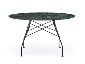 Круглый обеденный стол из керамогранита