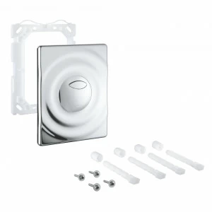 Панель смыва для унитаза GROHE Surf, вертикальны монтаж, хром (42302000)