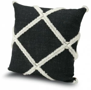 MissoniHome Подушка из переливающегося жаккарда с ромбами из шерсти Dolomiti