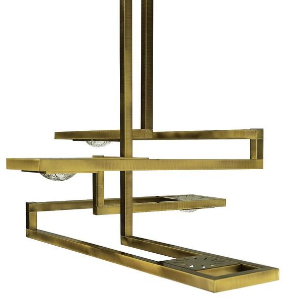 MARIONI Светодиодный подвесной светильник из латуни Cecile 02803 - Вид №1