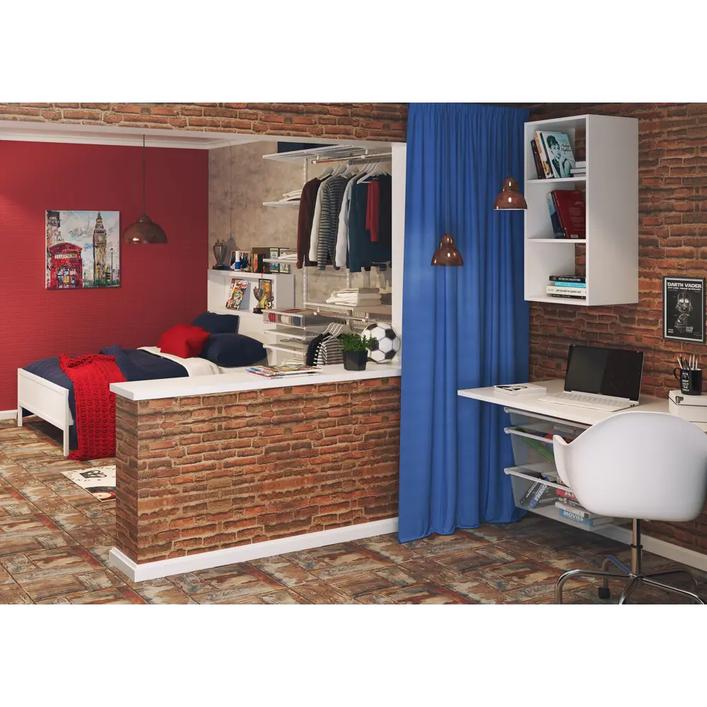 Подушка декоративная 40х40 см цвет красный SEASONS STLM-2188644 - Вид №5