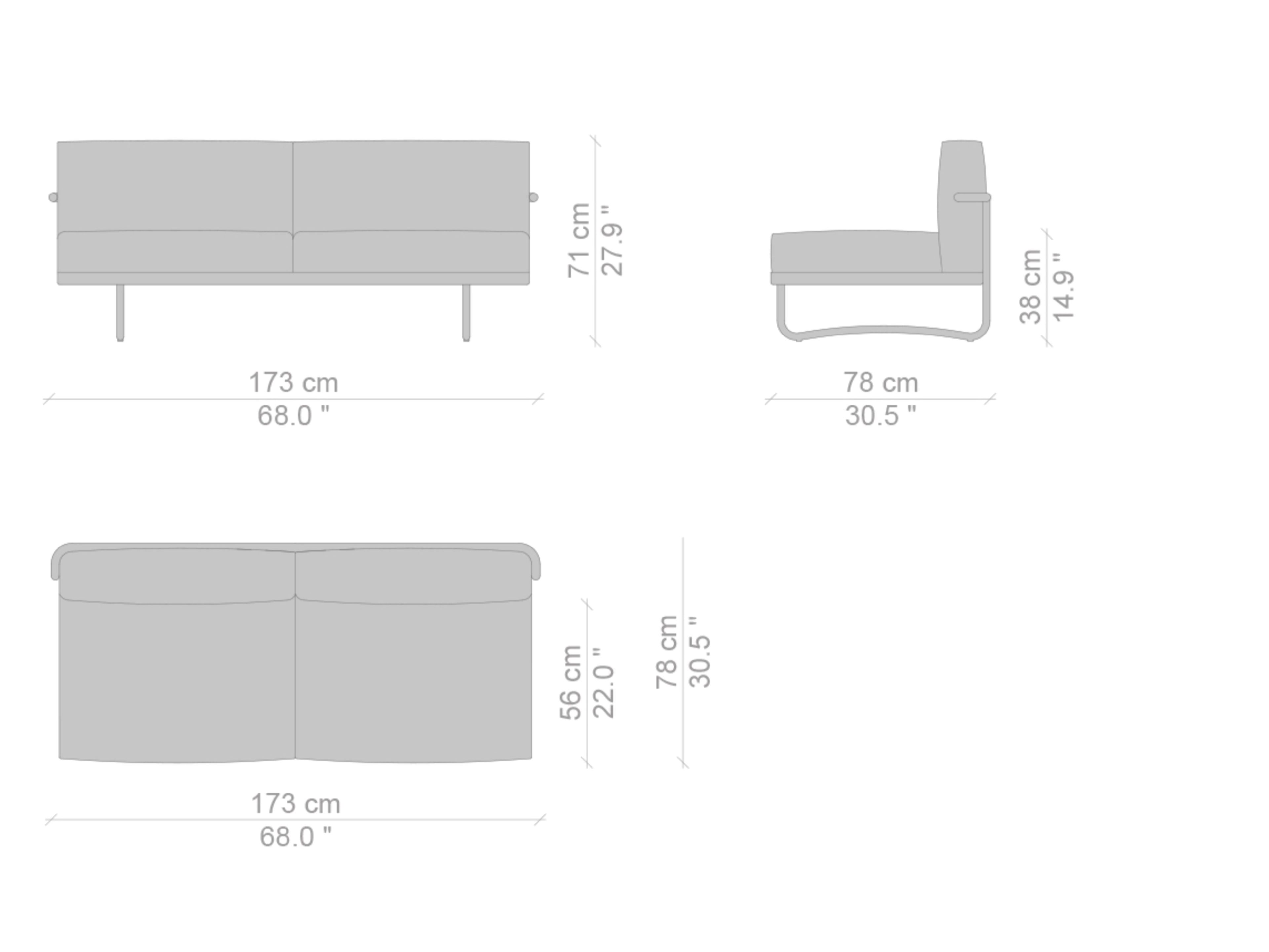 Ткань диван CASSINA LC ARCH-00150030 - Вид №3