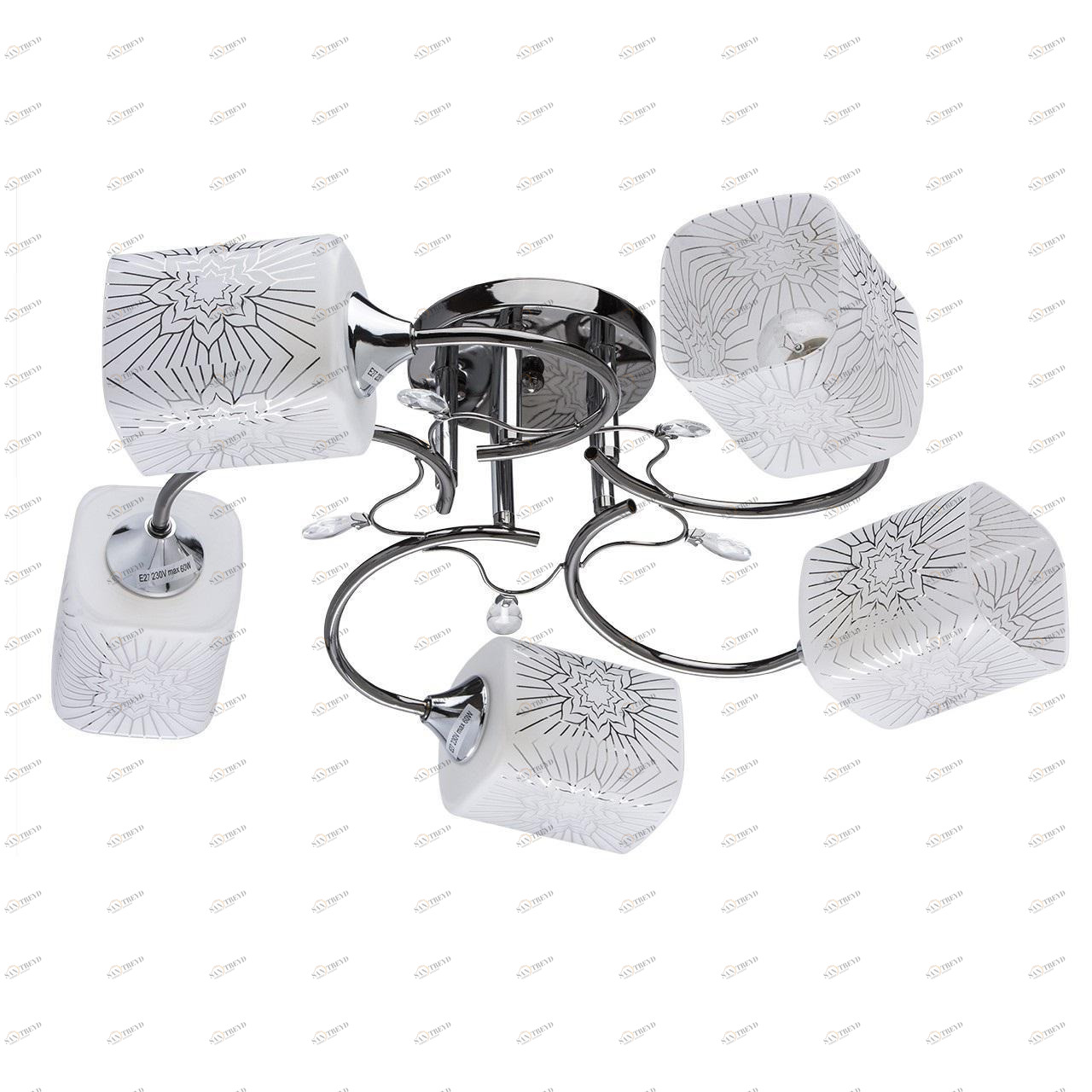 Потолочная люстра De Markt City Тетро 673012905 DE MARKT ТЕТРО 183253 Белый 