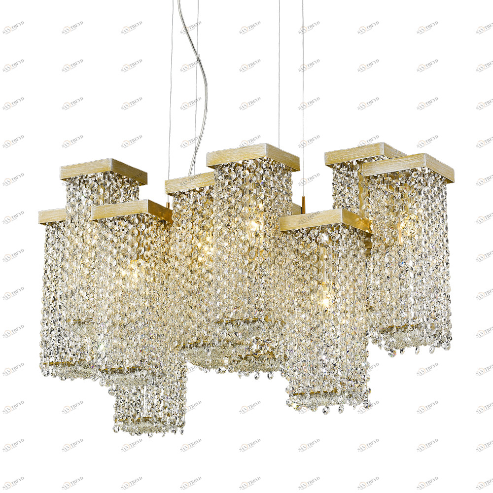 Подвесной светильник PR68065-12 gold от Delight Collection DELIGHT COLLECTION ДИЗАЙНЕРСКИЕ 243867 Прозрачный;золото 