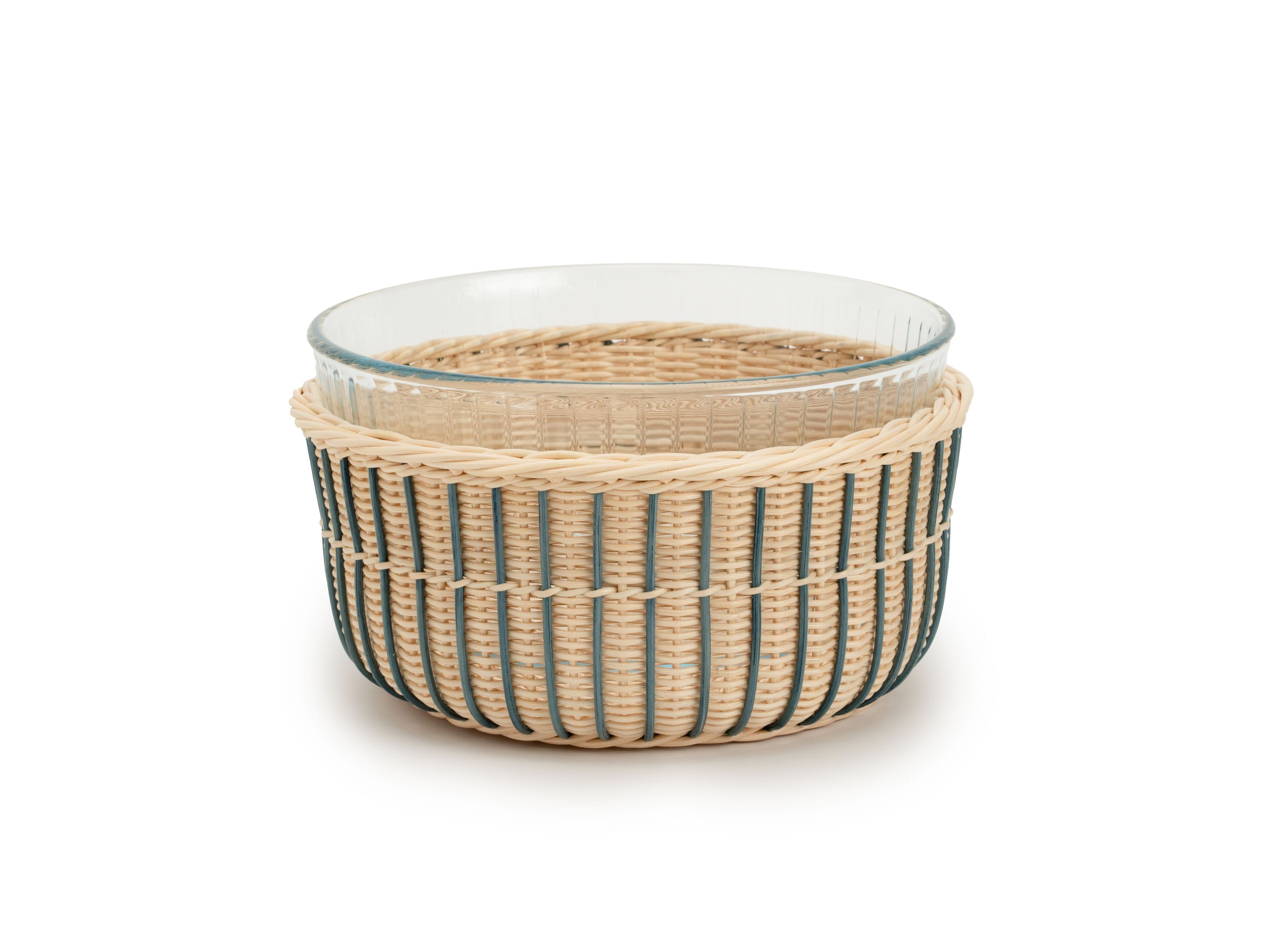 Медоллино корзина с Pyrex стекло суфле плесень Mila Maurizi Mise en Place ARCH-00063811 - Вид №1