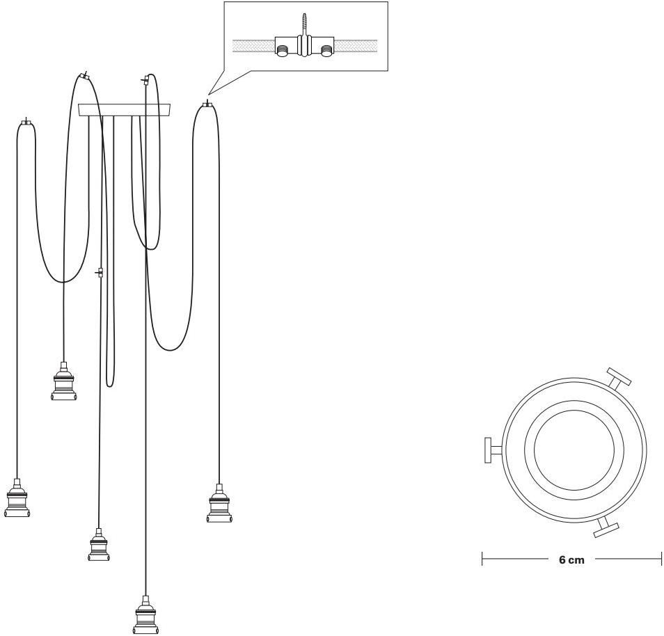Industville Подвесной светильник из латуни Brooklyn Br-5wp-b - Вид №5