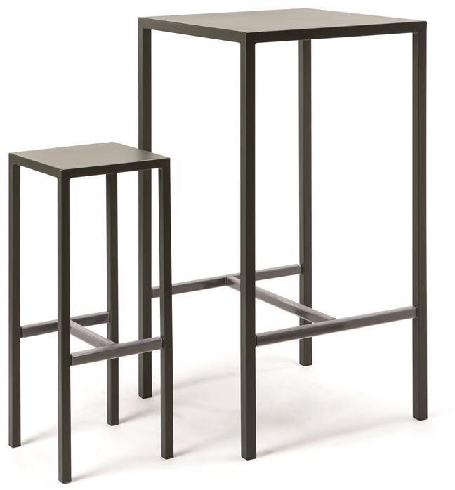 Vermobil Квадратный садовый высокий стол из металла Seaside sun-id-1435118 - Вид №2