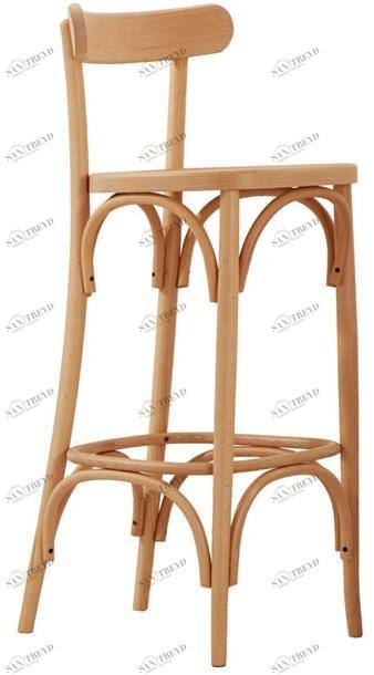 XLINE Высокий табурет из бука Ambra 1371