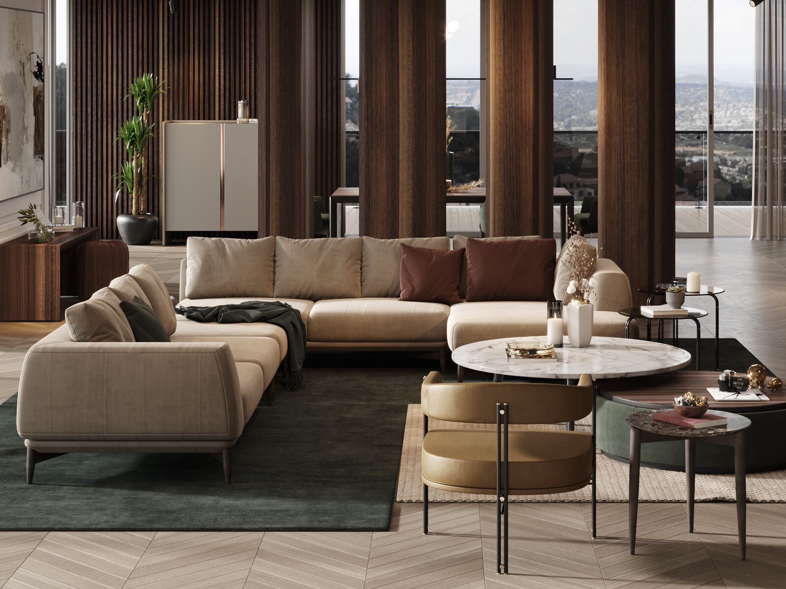 Ткань диван PRADDY Natur ARCH-00096038 - Вид №6