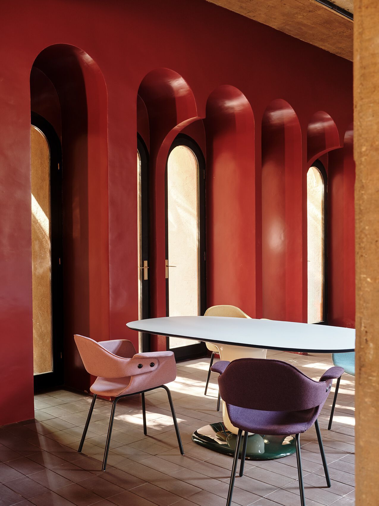 Овальный стол из стекловолокна и столешница Fenix BD Barcelona Explorer ARCH-00085392 - Вид №7