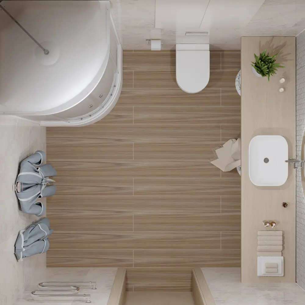 Душевая кабина Triton Лайт А низкий поддон 90x90 см STLM-2186151 - Вид №9