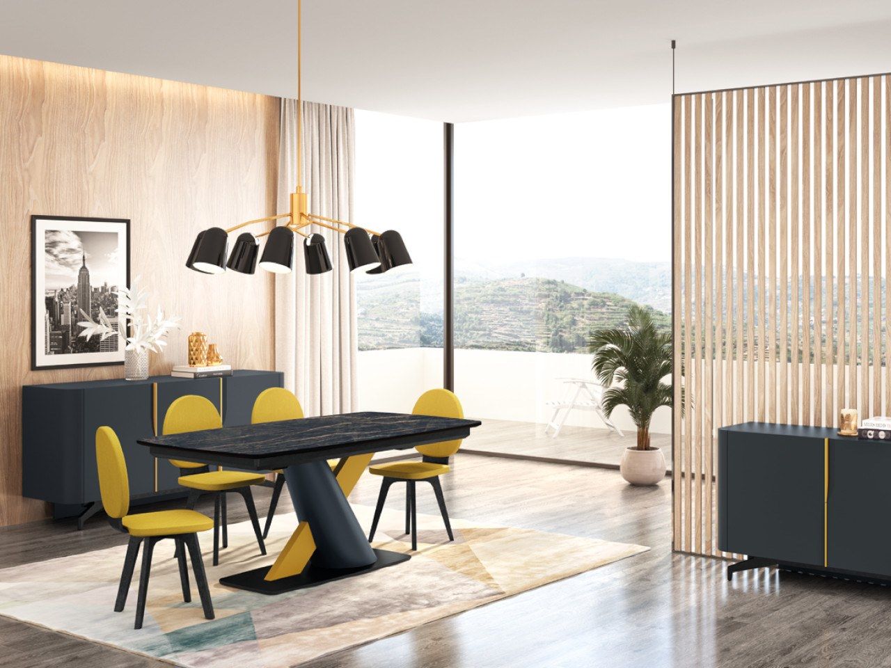 Прямоугольный обеденный стол animovel Wind ARCH-00021899 - Вид №4