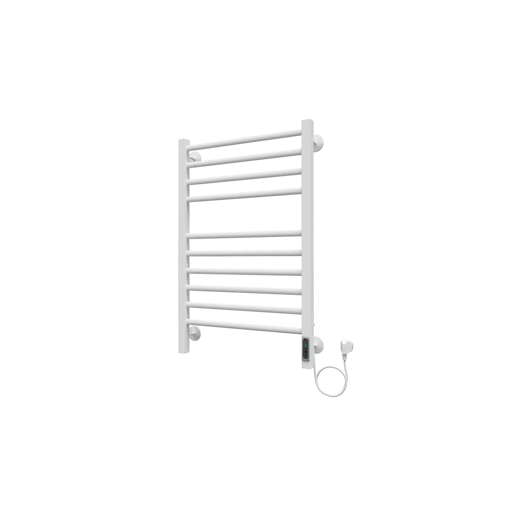 Полотенцесушитель электрический Вармо П10 530x800 мм 160 Вт с терморегулятором лесенка цвет белый 82601239 STLM-2022197  - Вид №1