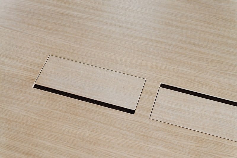 Прямоугольный стол для совещаний из алюминия и дерева Brunner FINA ARCH-00103377 - Вид №9