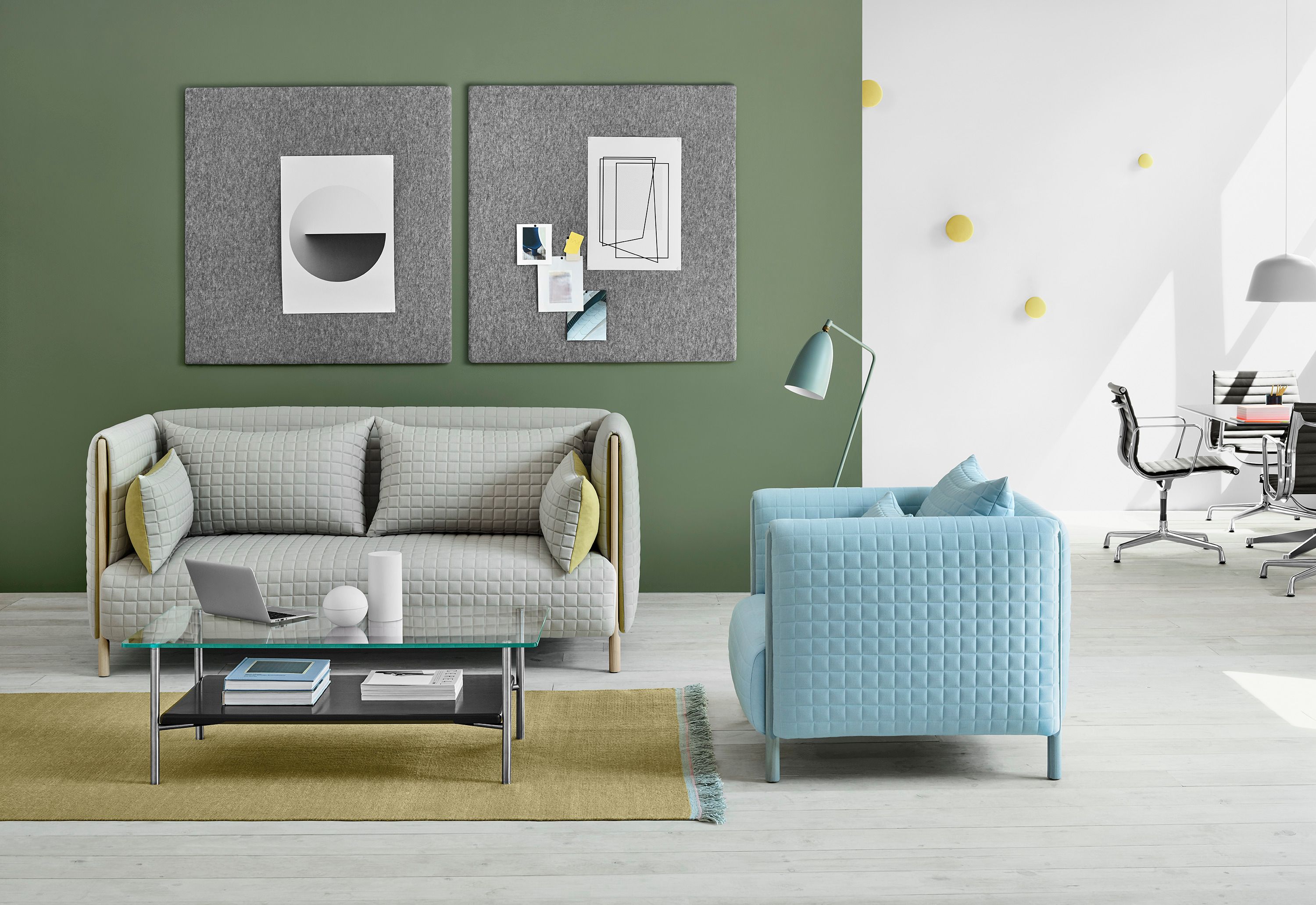 Тканевое кресло с подлокотниками Herman Miller ColourForm ARCH-00020783 - Вид №5