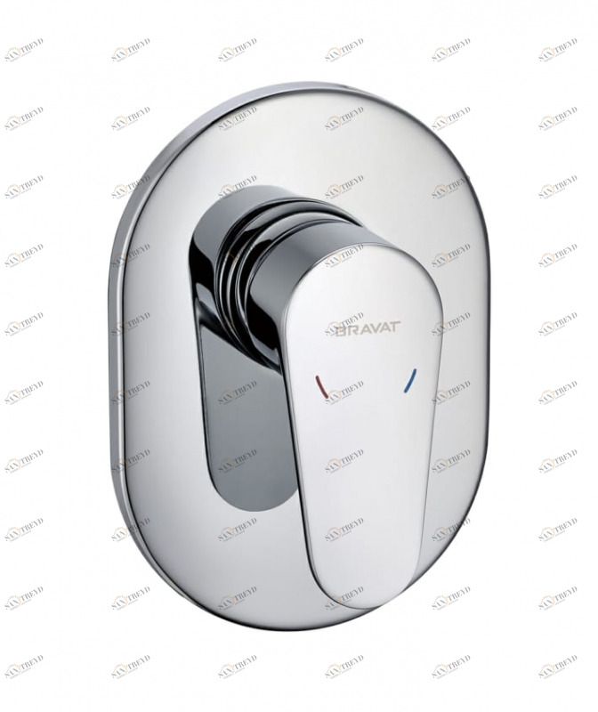 Смеситель встраиваемый в стену (1-функц.) ELER FB848238CP-RUS bravat