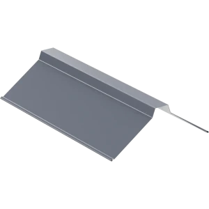 Планка конька плоского 30x115x2000 мм 0.4 мм RAL 7024 темно-серый