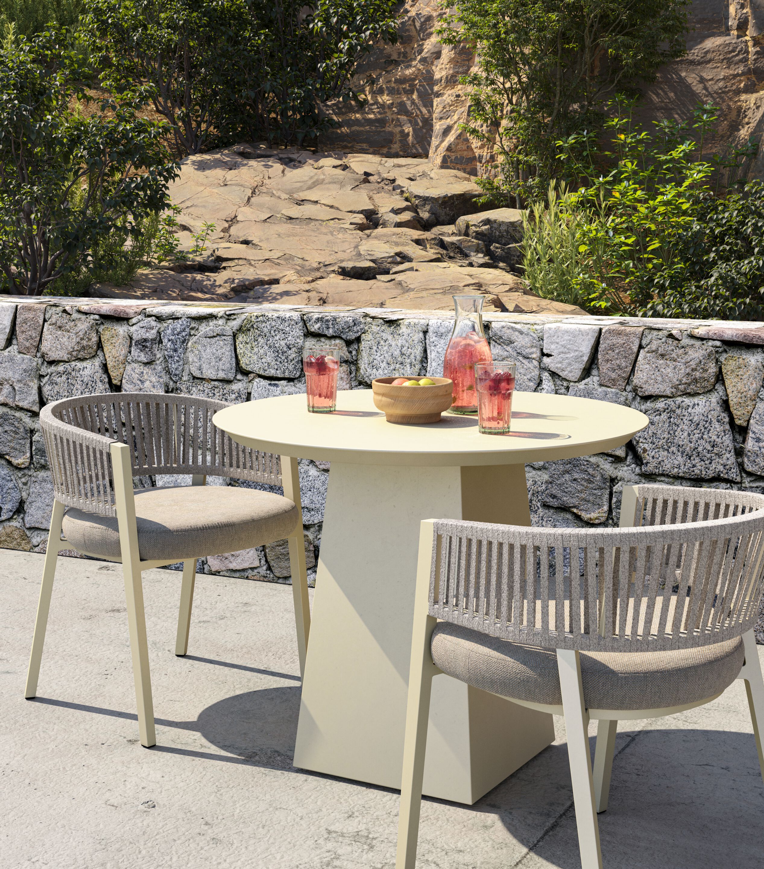 Тканевое садовое кресло с подлокотниками VINEKO Mia ARCH-00047860 - Вид №5