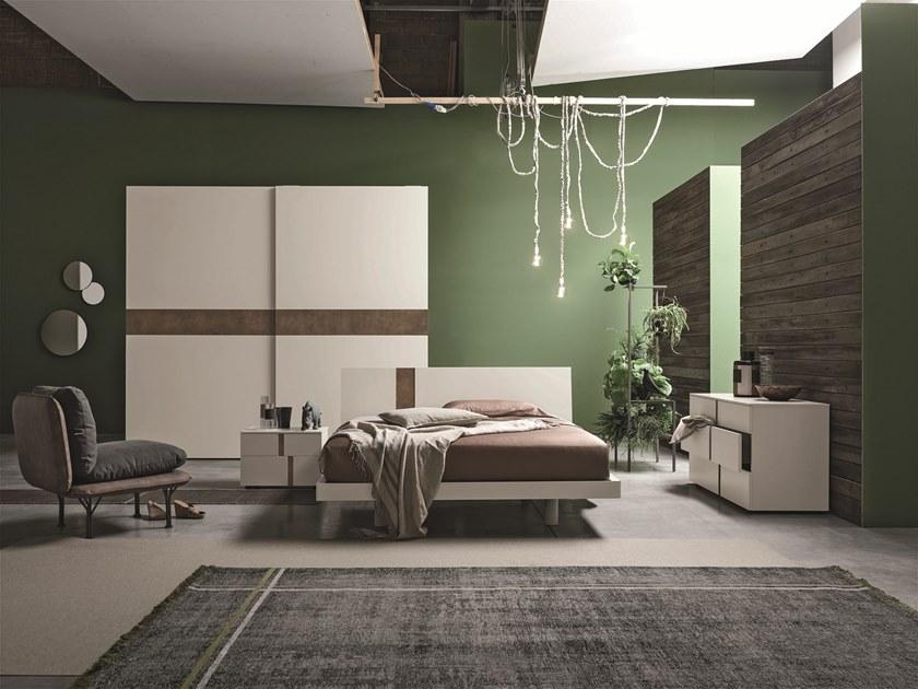 Gruppo Tomasella Тумбочка прикроватная лакированная прямоугольная с ящиками Athena sun-id-1432225 - Вид №2