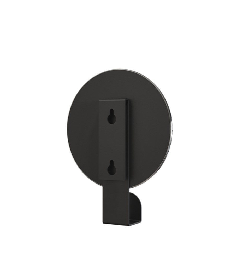 FROST Зеркало 4120 с крючком, круглое » черное Нержавеющая сталь Черный U4120-B  - Вид №3